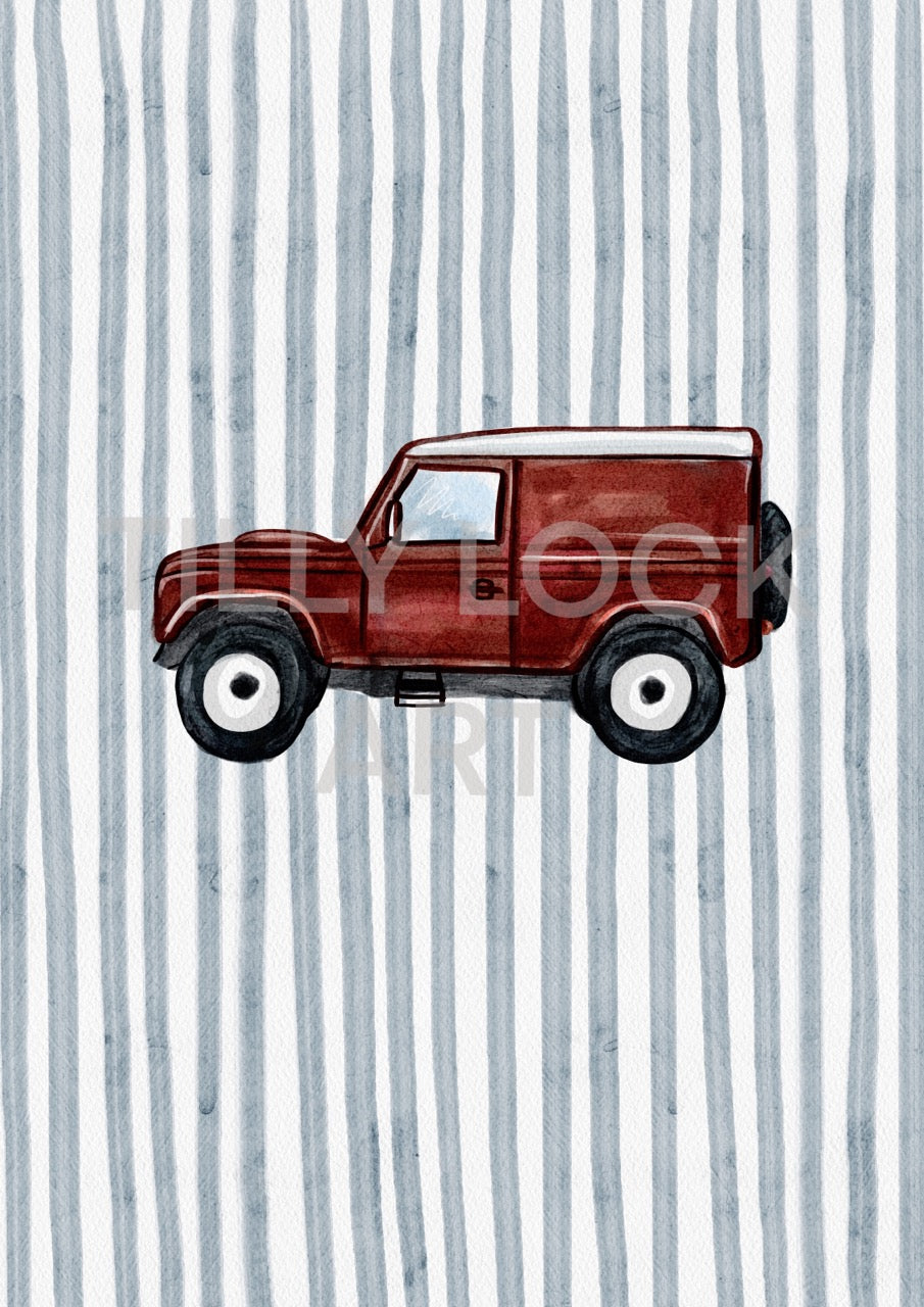LANDROVER ~ RED