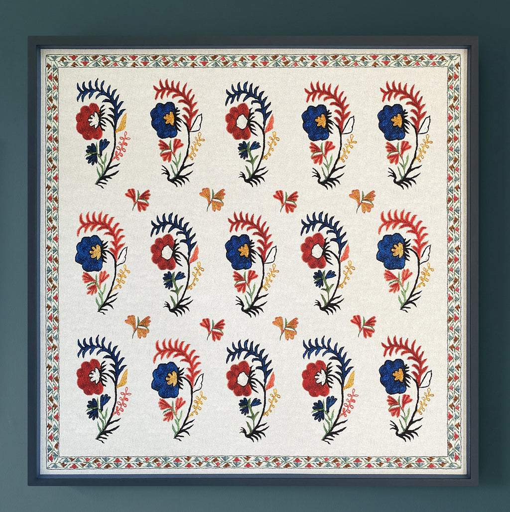 Meg Framed Textile Print