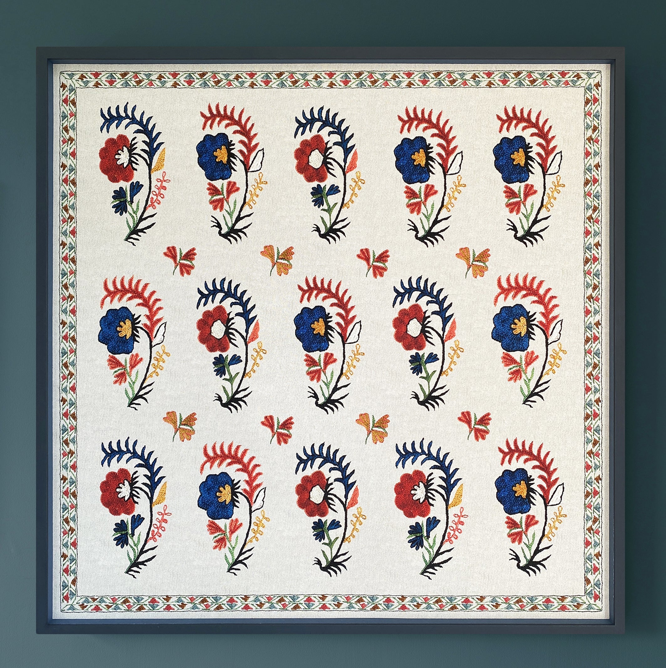 Meg Framed Textile Print