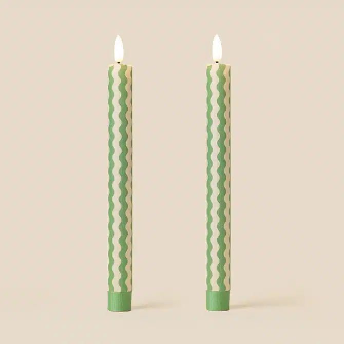 Rick Rack Flameless LED Wax Candles