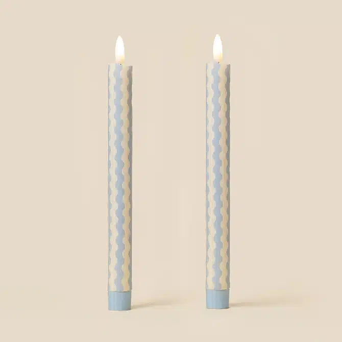 Rick Rack Flameless LED Wax Candles