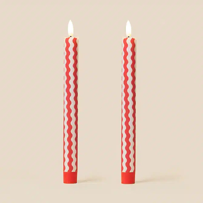Rick Rack Flameless LED Wax Candles