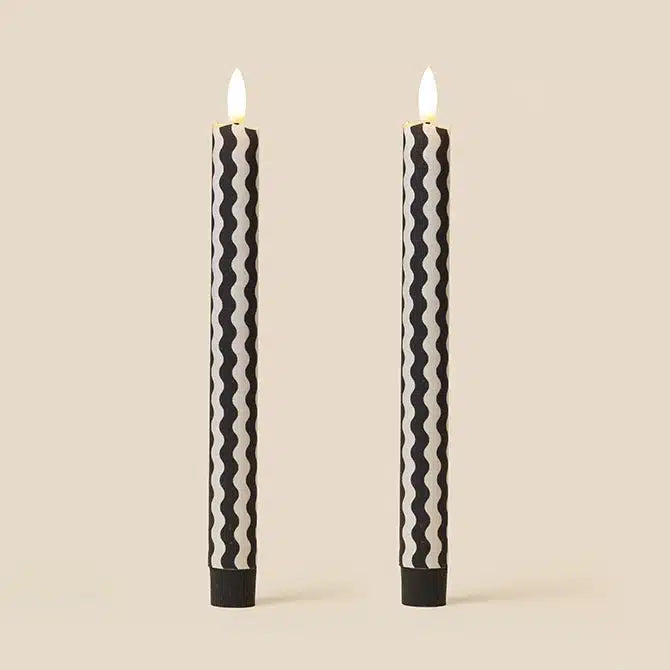 Rick Rack Flameless LED Wax Candles