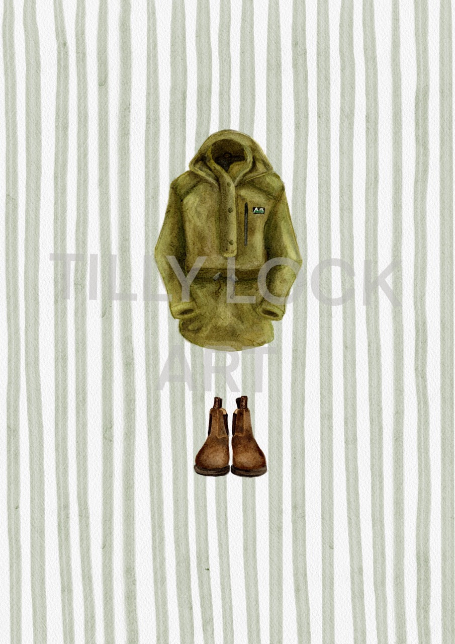 COAT & BOOTS