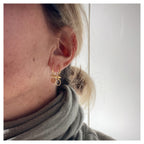 Gold filled ear wire hoop