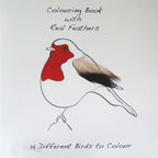 Colouring Book with Feathers