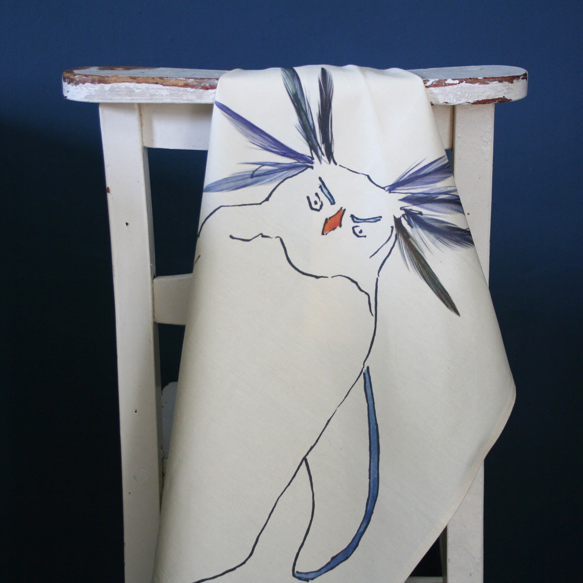 Rockhopper Penguin Tea Towel