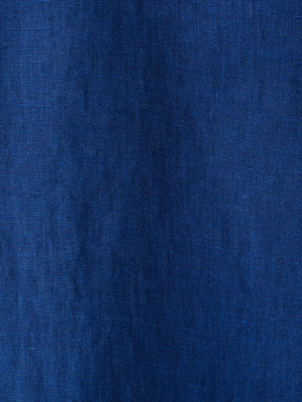 Kamba Royal Blue Linen Shirt - Button Down Collar