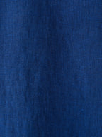 Kamba Royal Blue Linen Shirt - Button Down Collar