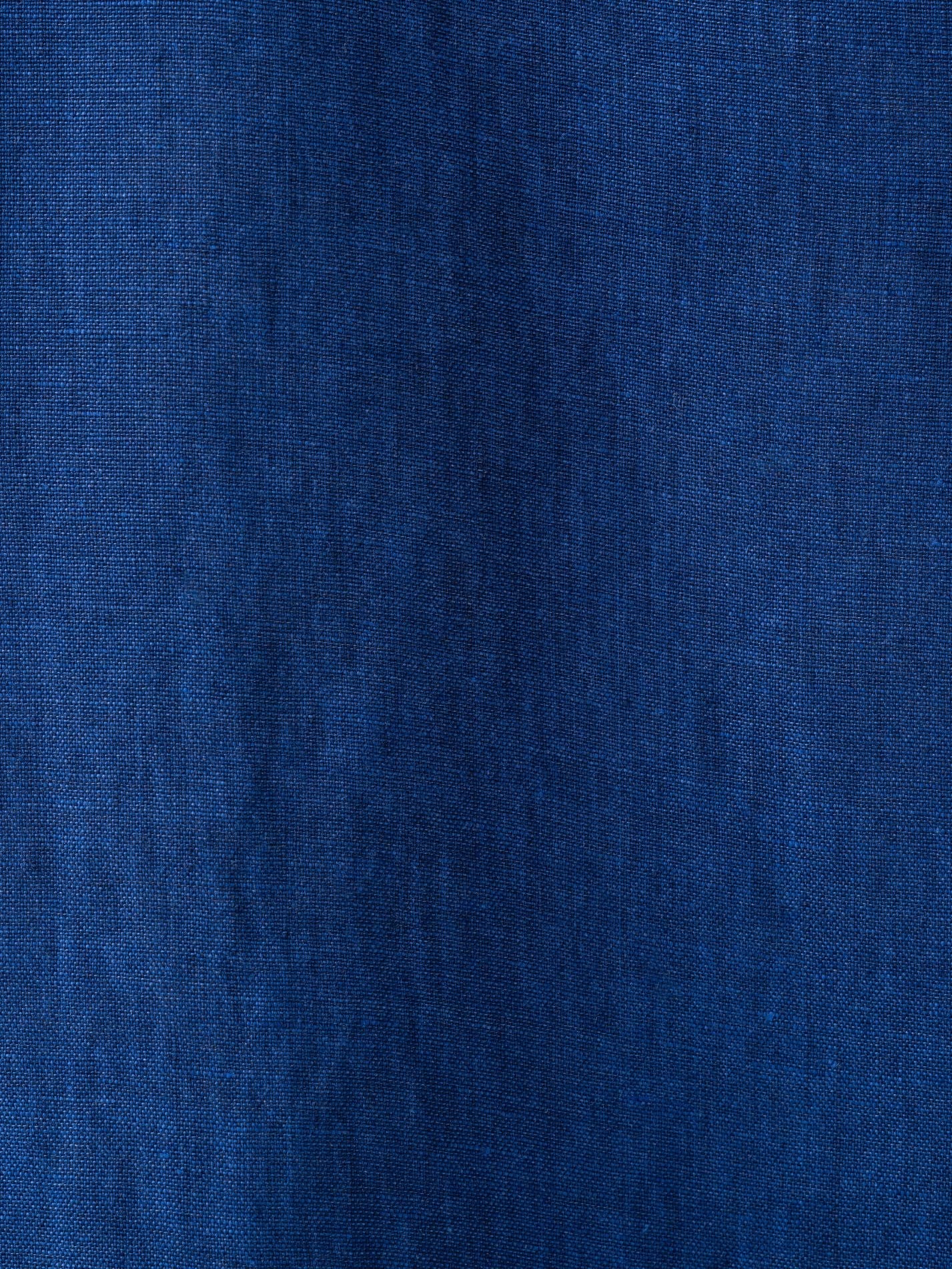 Kamba Royal Blue Linen Shirt - Button Down Collar