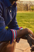Royal Blue Linen Shirt