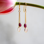 Lola Duals in Ruby and Rose Quartz