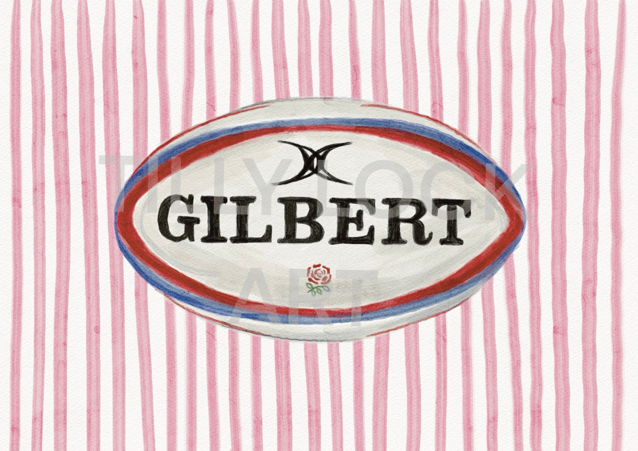 RUGBY BALL ~ PINK