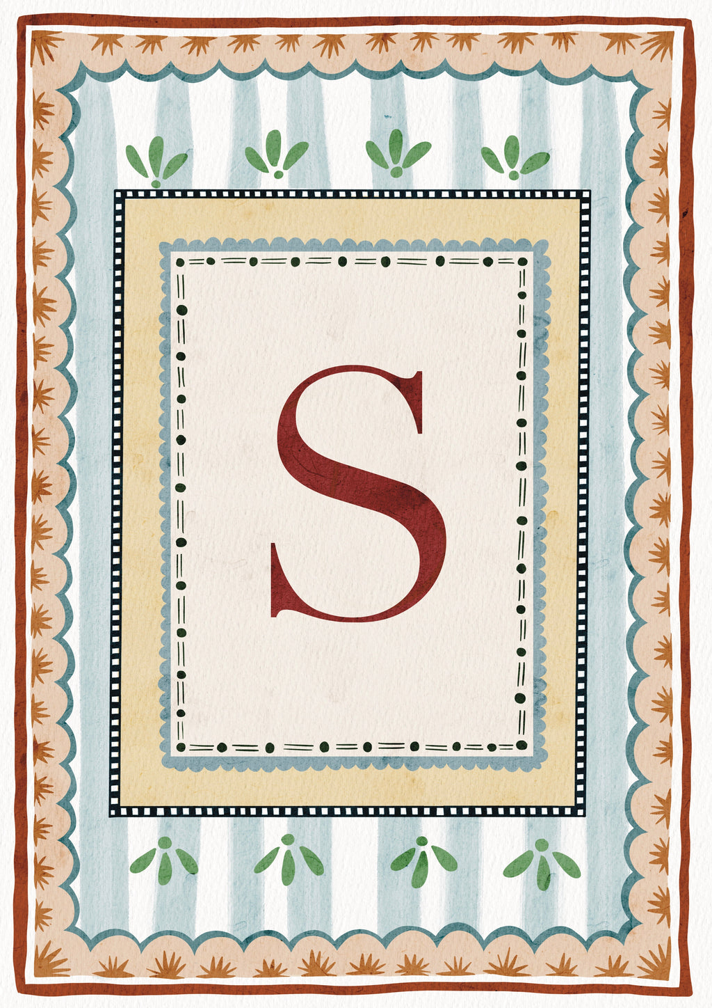 ALPHABET LETTERS ~ Blue / Red