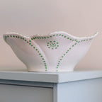 Potterswork Statement Bowl - Sage and Pink