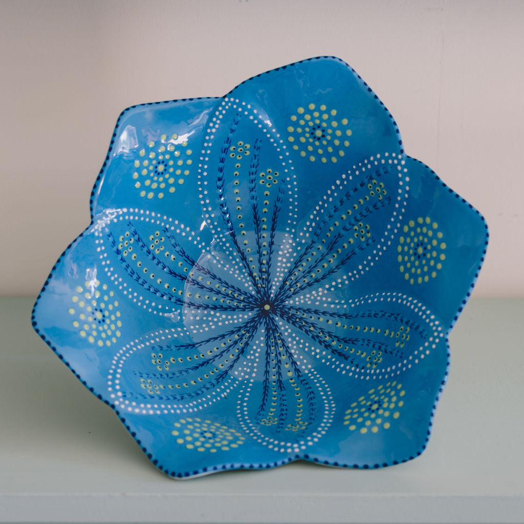 Potterswork Statement Bowl - Blue