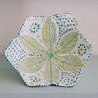 Potterswork Nibble Bowls - White and Green