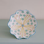 Potterswork Tilly Plate - White and Blue