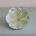 Potterswork Tilly Plate - White and Green