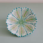 Potterswork Nibble Bowls - White and Green