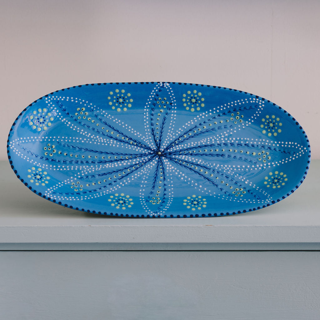 Potterswork Tilly Plate - Blue