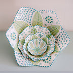 Potterswork Tilly Plate - White and Green