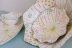 Potterswork Statement Bowl - Sage and Pink