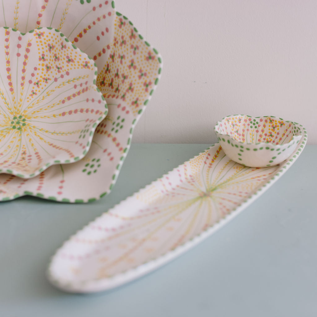 Potterswork Nibble Bowls - Sage and Pink