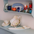 Potterswork Tilly Plate - Sage and Pink
