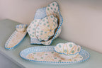 Potterswork Nibble Bowls - White and Blue