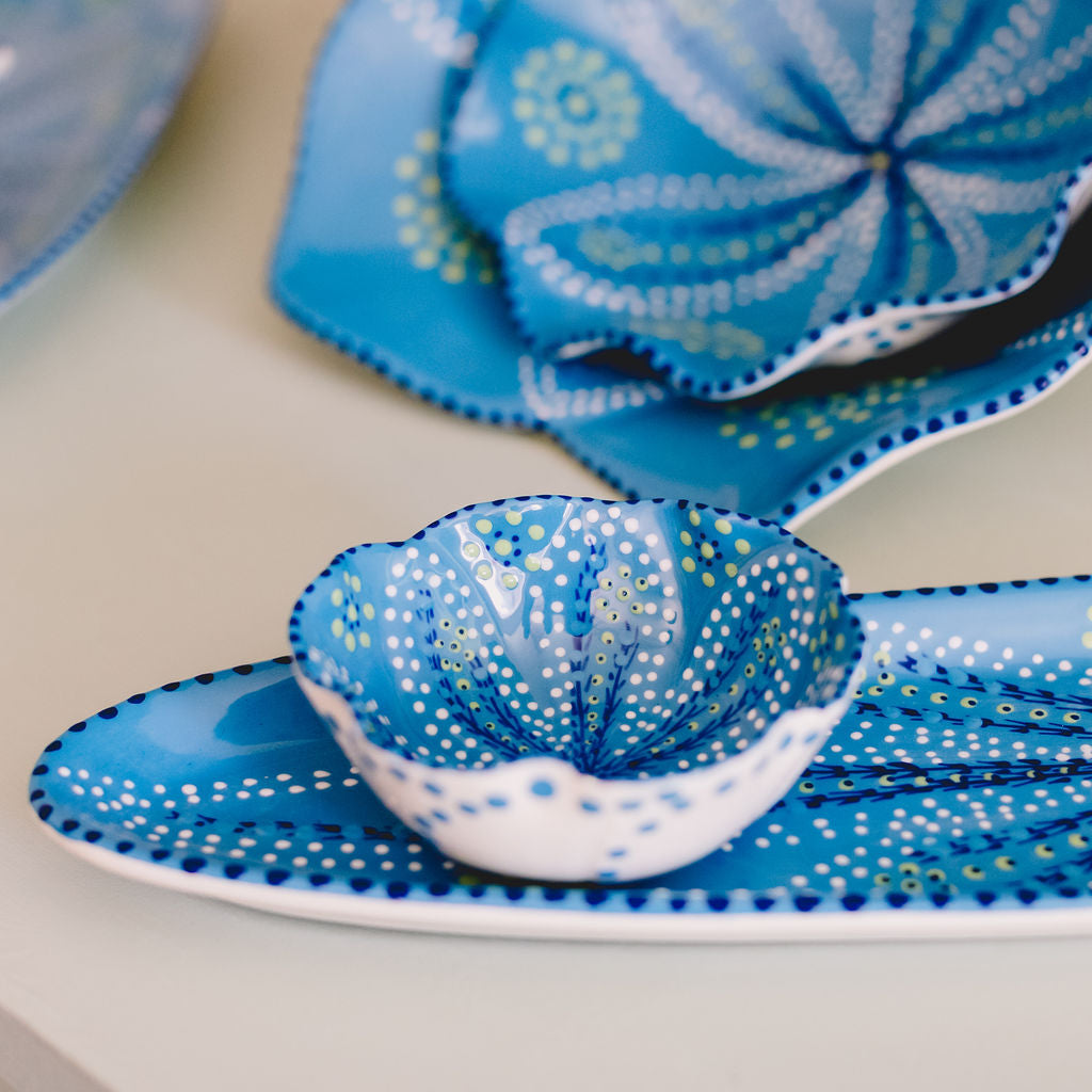 Potterswork Alice Plate - Blue