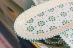 Potterswork Statement Bowl - White and Green