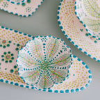 Potterswork Tilly Plate - White and Green