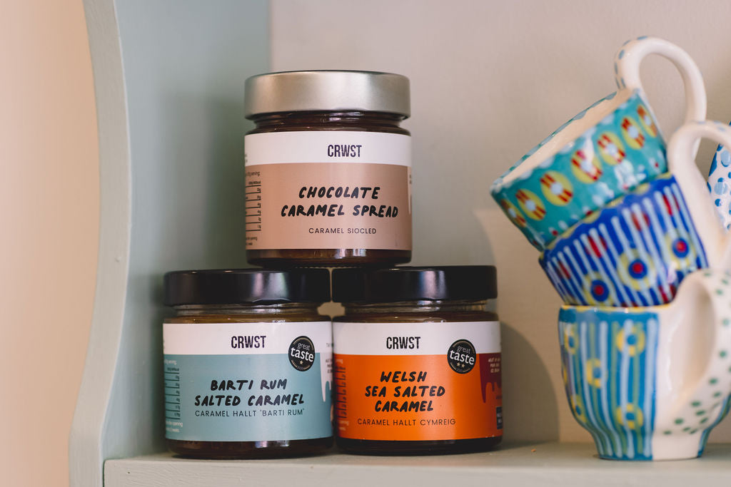 Crwst's Barti Rum and Salted Carmel Sauce