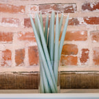 Sage Green -  Tapered Dinner Candles