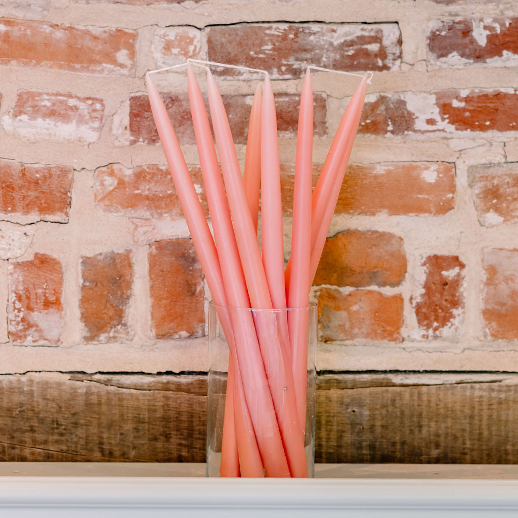 Vintage Pink -  Tapered Dinner Candles