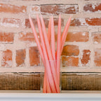 Vintage Pink -  Tapered Dinner Candles