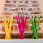 Bright Pink -  Tapered Dinner Candles