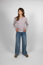 Sadie Midweight Organic Cotton Cherry Breton T-Shirt
