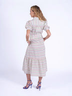 'SAFARI' SHIRT DRESS IN AZTEC MULTI
