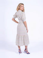 'SAFARI' SHIRT DRESS IN AZTEC MULTI