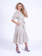 'SAFARI' SHIRT DRESS IN AZTEC MULTI