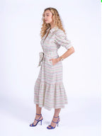 'SAFARI' SHIRT DRESS IN AZTEC MULTI