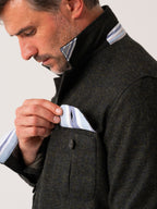 Wool Safari Jacket - Artillery Green