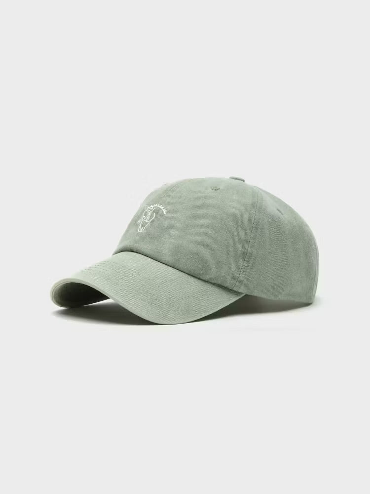 The Washed Cap in Sage Green