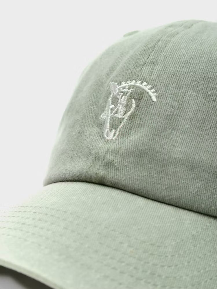The Washed Cap in Sage Green