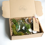 Scandi Christmas 'Hygge In A Box' Gift Set -  Recycled Glass Candle Jar With Tea Lights