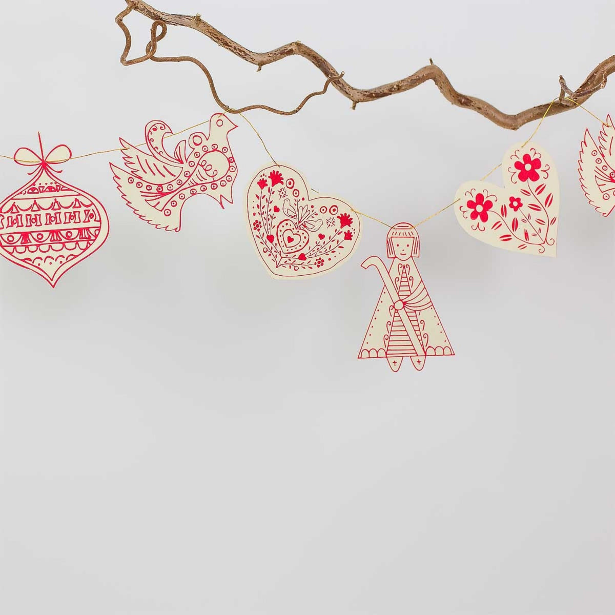 Scandinavian Folklore Paper Garland | Fair Trade