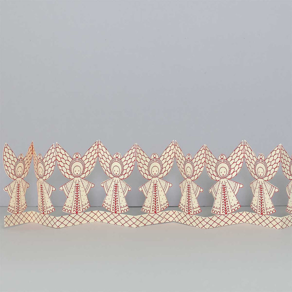 Scandinavian Folklore Angel Table Garland | Fair Trade