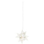 Scandinavian Woven White Paper Star Decoration